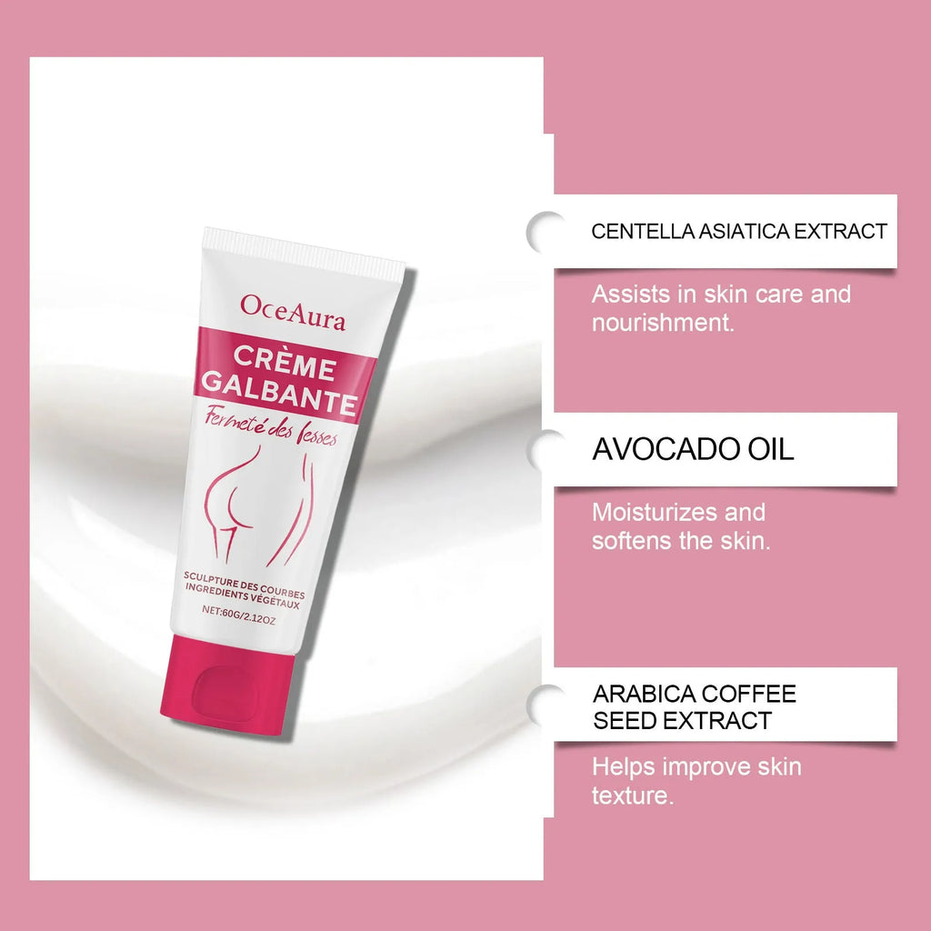 60g hip neck moisturising cream jar with centella and botanical extracts