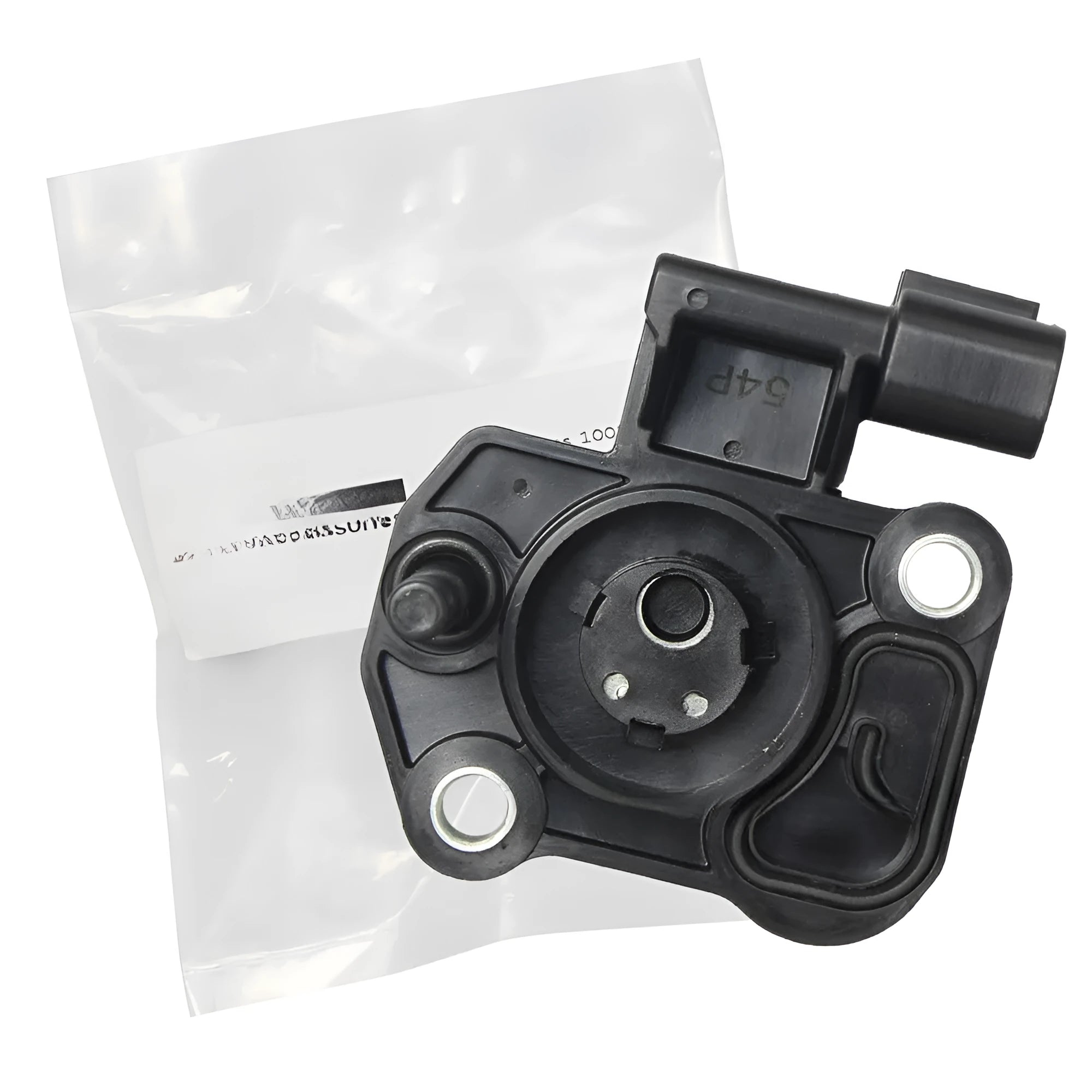 Yamaha motorcycle throttle position sensor with Y15Z-TPS specification and plastic housing.
