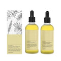 Yellow rosemary hair care essential oil bottle with 60ml net content for tough hair and split end treatment