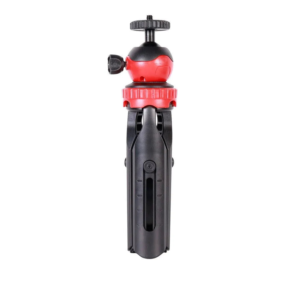 Desktop telescopic tripod stand with ABS construction, 250x130x38mm, for mobile phone and microphone