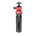 Desktop telescopic tripod stand with ABS construction, 250x130x38mm, for mobile phone and microphone