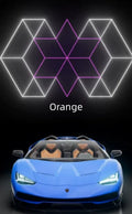 Honeycomb car beauty LED station light 480W with PC shell, 2.4x4.8m size, Diamond Aurora options
