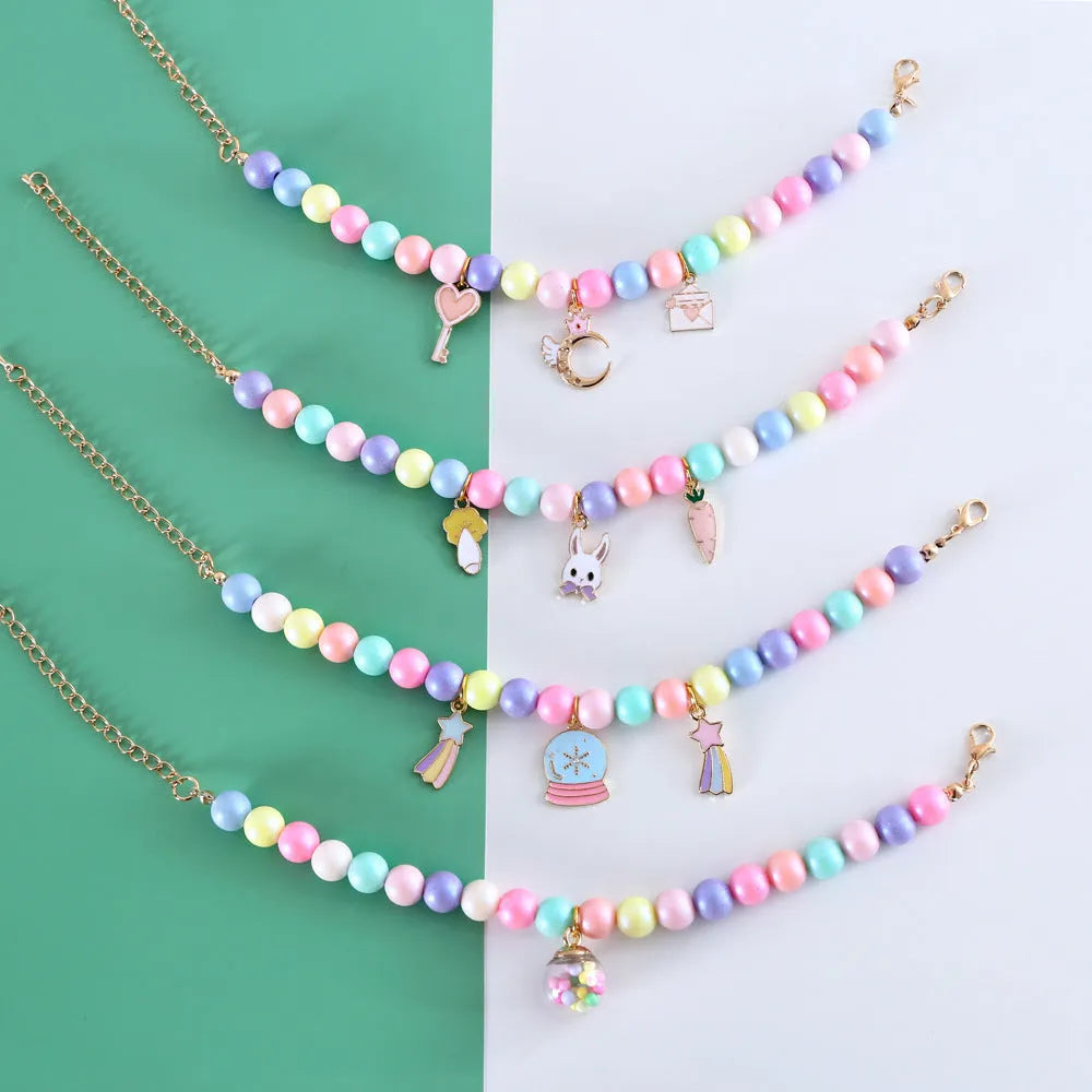 Macaron-themed resin decorative collar for a small dog or cat, shown in one of seven colour options.
