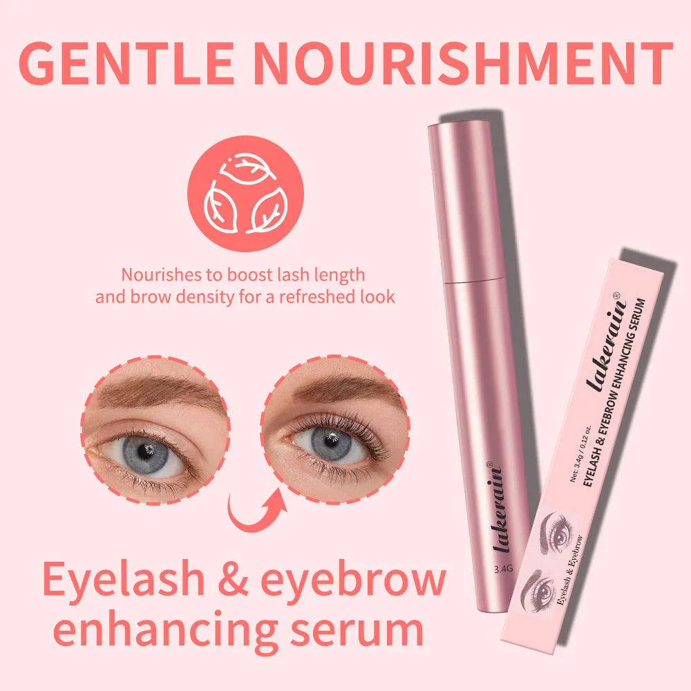Clear mascara tube with 3.4g growth essence for volumizing and curling lashes
