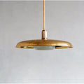 American retro alloy ceiling lamp in copper finish for foyer or balcony
