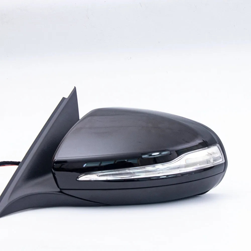 Mercedes-Benz W205 C-Class rearview mirror assembly in ABS plastic construction