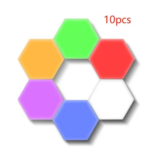 British creative honeycomb modular touch wall lamp in minimalist design with UK plug