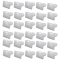 Automobile plastic nails and buckles trim clips in D318 colour, 60-piece pack for car interior panel fixing