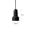 Industrial iron chandelier with adjustable height for bar table dining room lighting