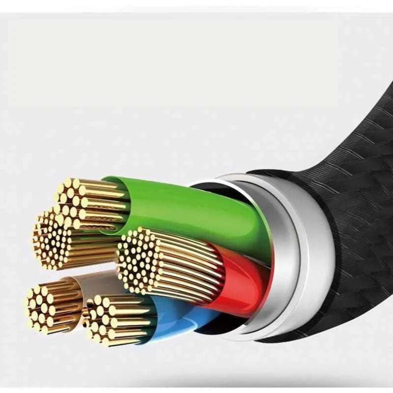 USB-C to 3.5mm headphone adapter cable in black with Type-C connector on one end and audio jack on the other