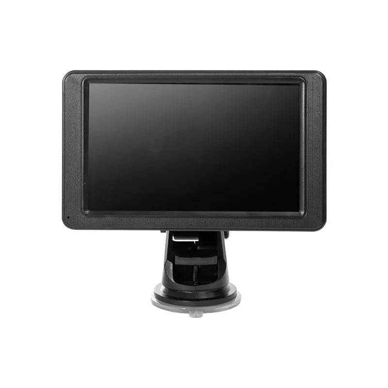 7-inch vehicle-mounted MP5 player with LCD screen and mounting bracket