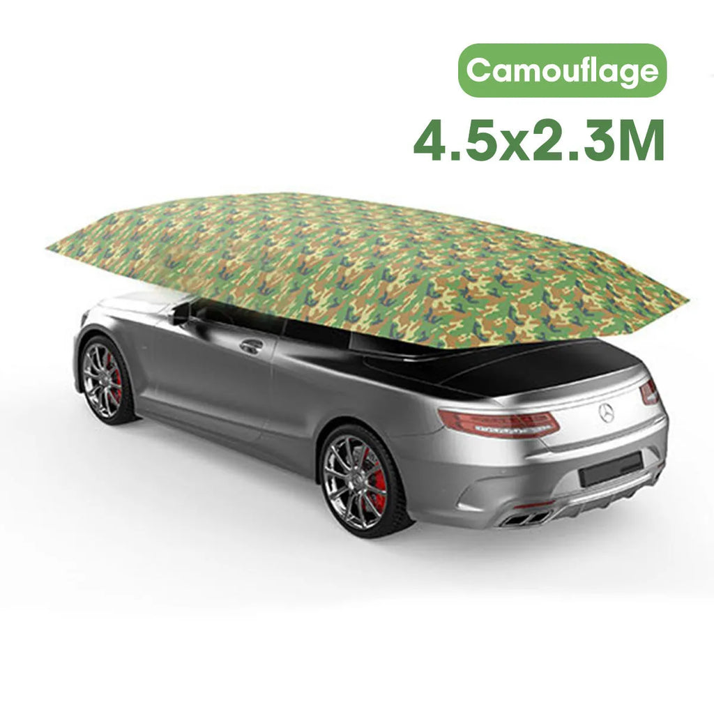 Car heat insulation hood visor sunshade in reflective silver umbrella cloth with windscreen coverage