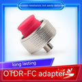 OTDR connector interface set with FC SC ST and LC adapters for fibre optic testing