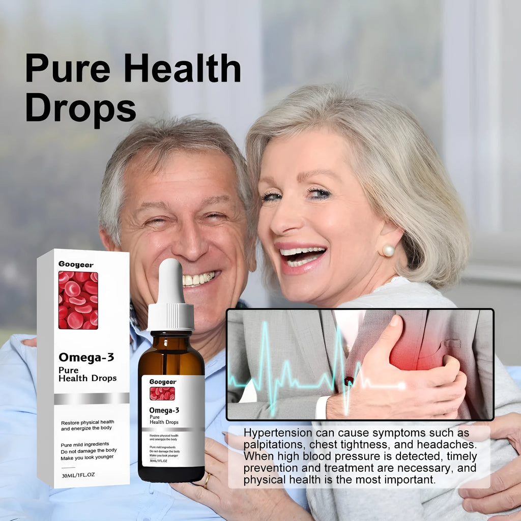 30ml glass bottle of Shu Health Care Drops liquid supplement with an integrated dropper for precise dosing.