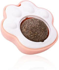 Blue, green, and pink catnip balls for dental cleaning measuring 45mm