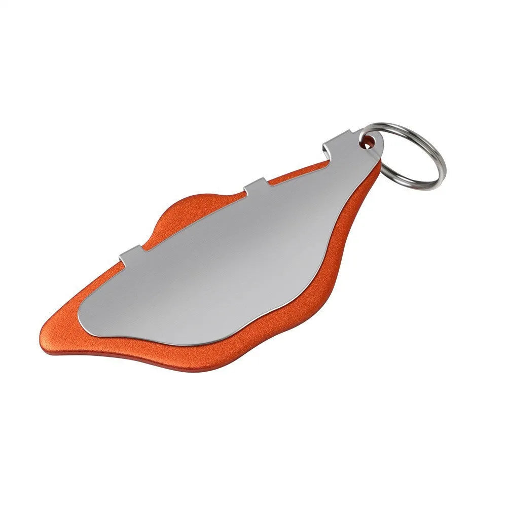 Mountain bike disc brake pads in black and orange metal construction
