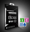 Anti peeping toughened glass screen protector for iPhone showing privacy viewing angle