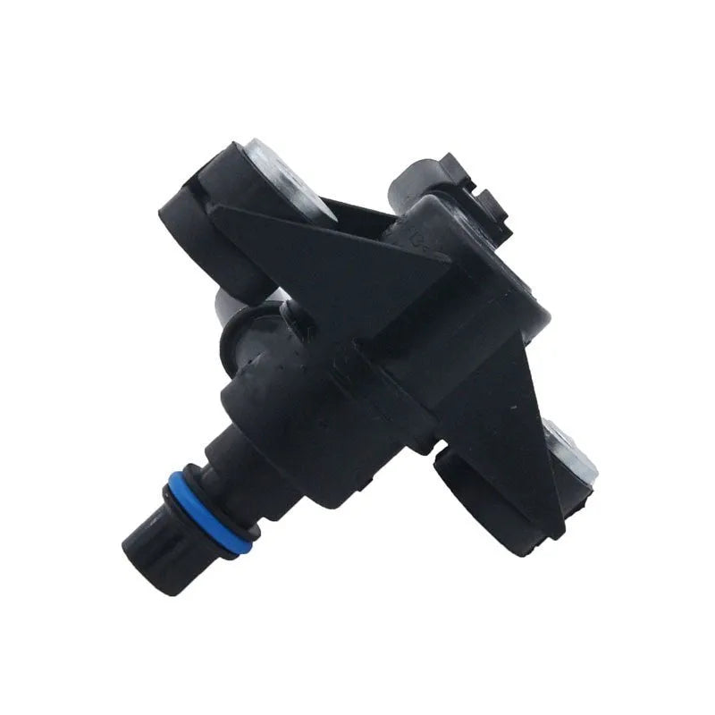 Black ABS plastic turbo solenoid valve for Ford cars, part number AU5A-9G866-AB