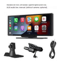 10.26-inch wireless CarPlay car recorder with capacitive touch screen in black plastic housing