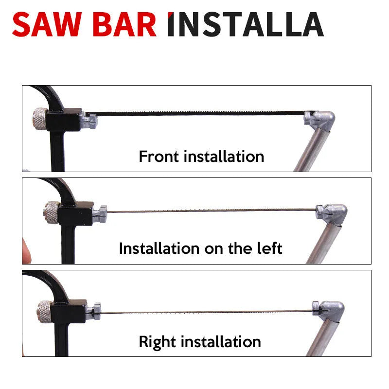7in1 alloy steel hand saw set with interchangeable blades for DIY cutting and pruning