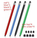 Universal two-in-one metal touch stylus pen for mobile phones and tablets in various colours.