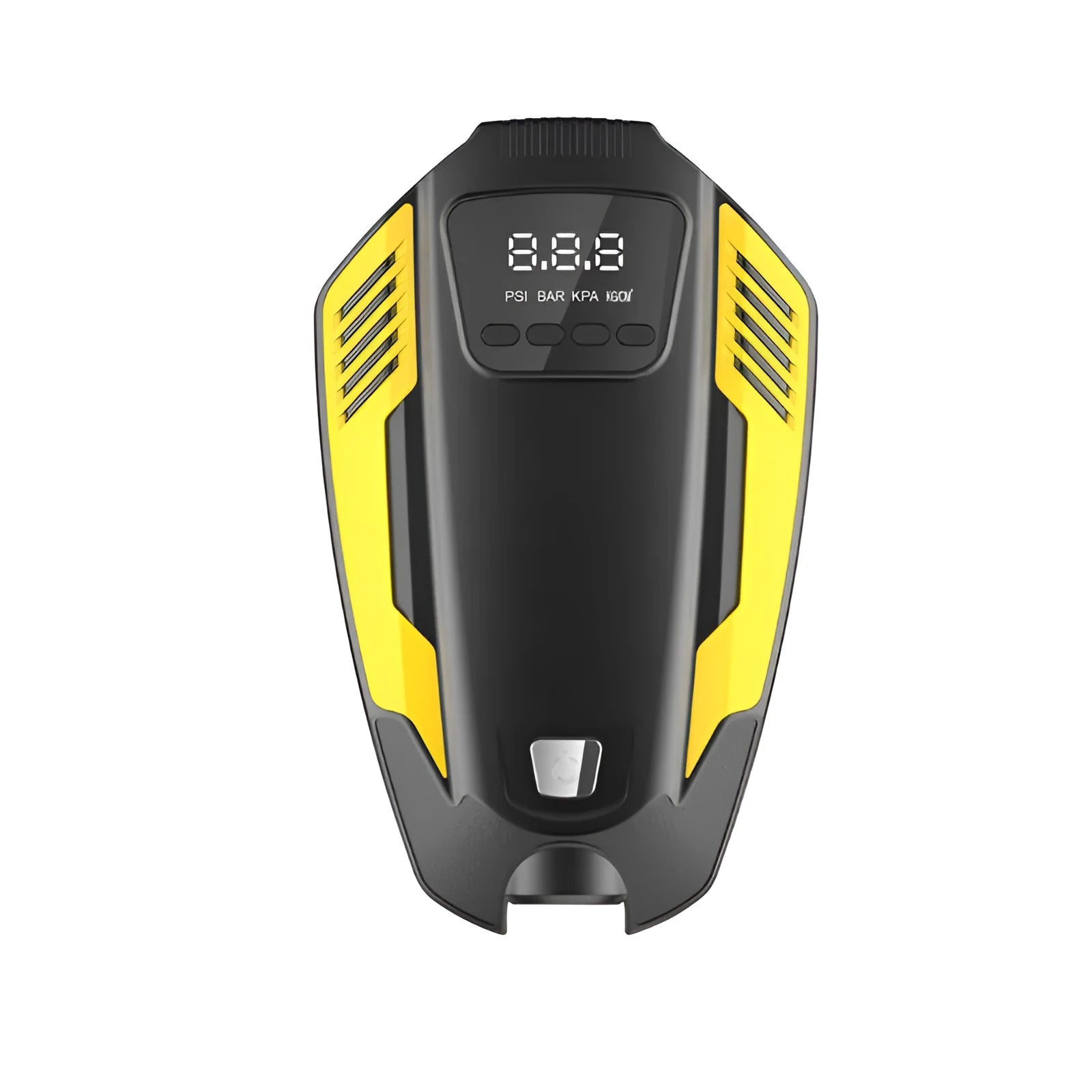 Portable 12V digital display car air pump with ABS and metal body, 120W, 45L/min air volume for car and motorcycle tyre inflation