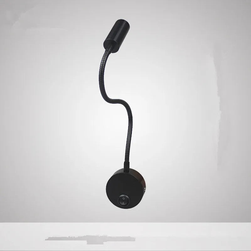 Ceiling painting lamp 1W LED black aluminium with 360-degree rotation for living room wall lighting