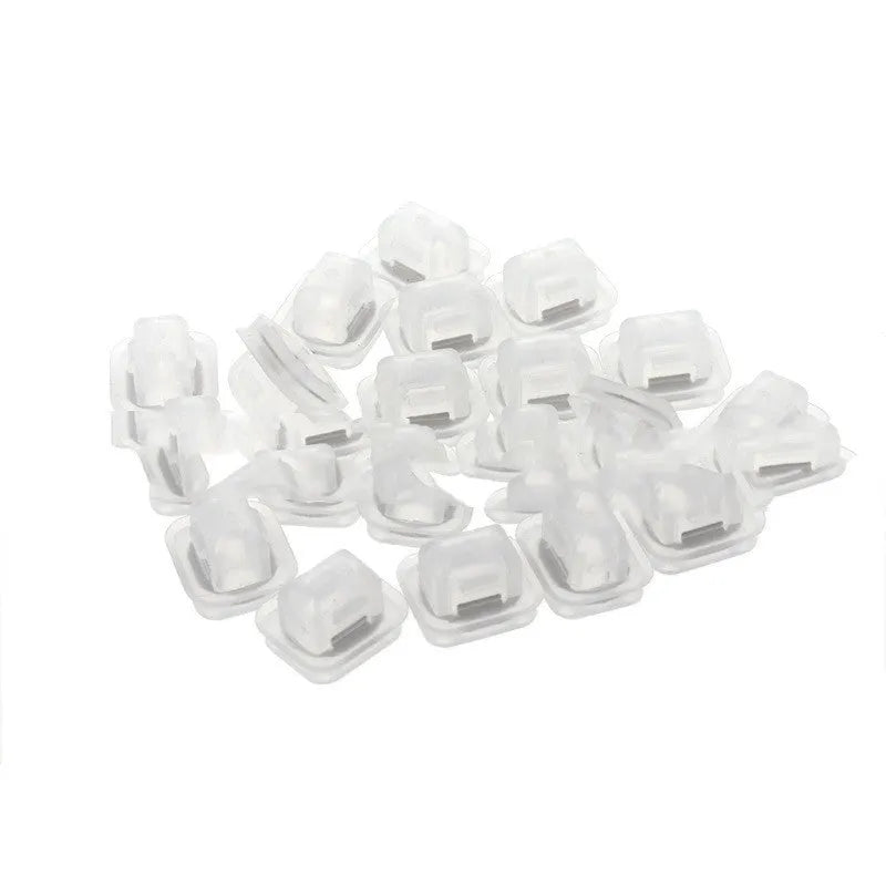 BMW interior plastic clips with peach wood finish buckle seat design, 100-piece set