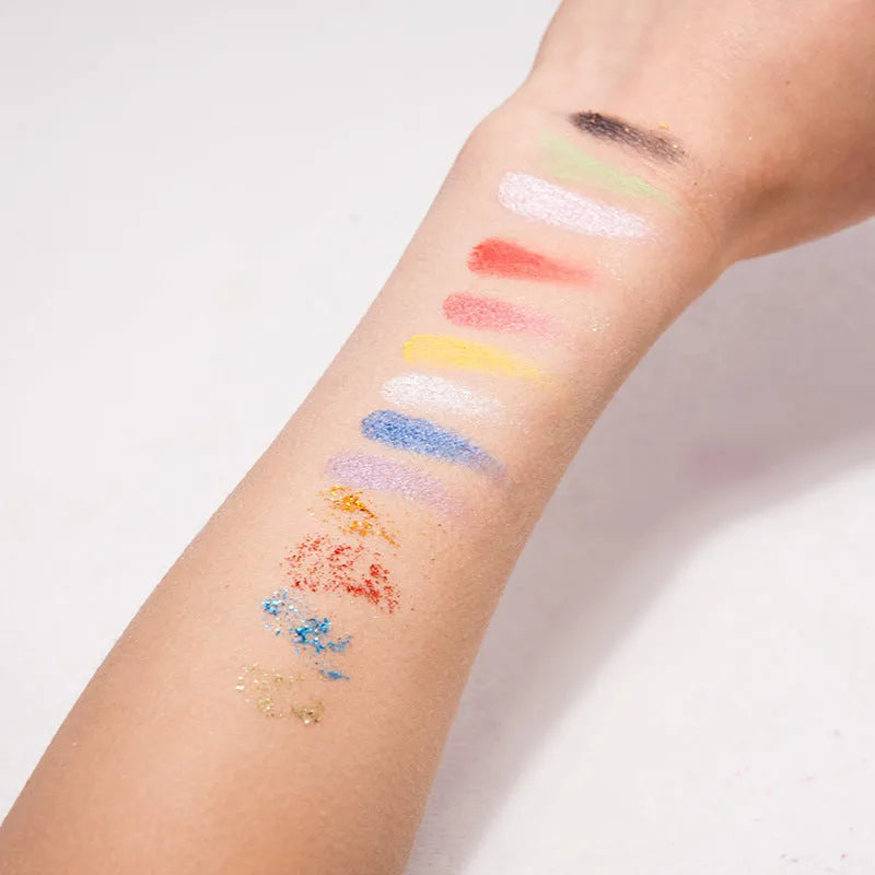 88-colour eye shadow tray with 39 glitter 39 matte shades in photo colour, magnetic cover, 30.5x22.7x1.2cm