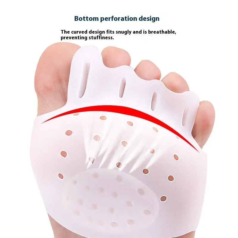 Hallux valgus split toe pad in skin colour made from SEBS material