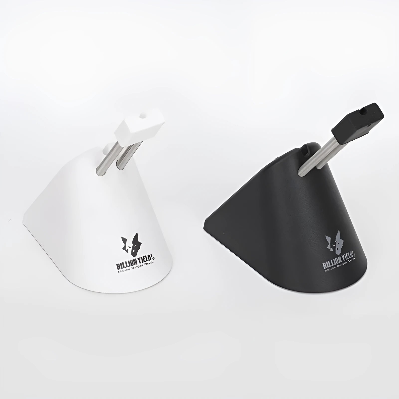 Black and white ABS plastic mouse cable holder bracket for wired gaming mice