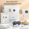Home-use electric hair removal device with high-intensity pulsed light for full-body hair removal and photonic skin rejuvenation, EU or US plug option