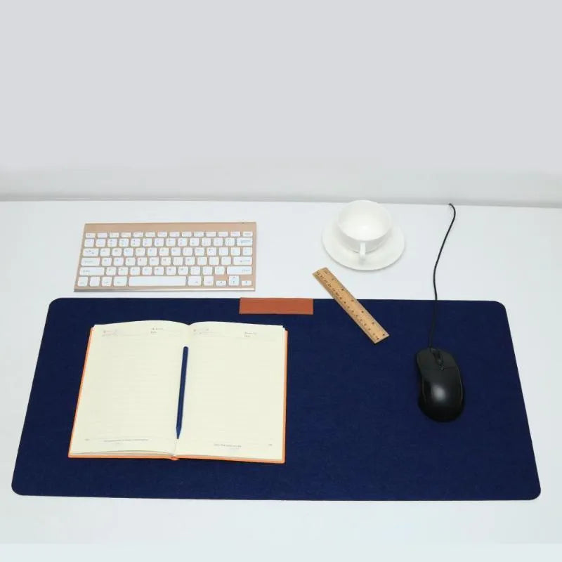 Felt gaming keyboard and mouse pad, single-sided desk mat, available in 30x60cm and 32x70cm