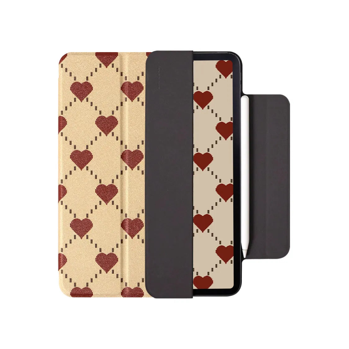Double-sided magnetic suction polyurethane protective case for 10.9-inch iPad Air 4 and iPad Air 5 tablets.