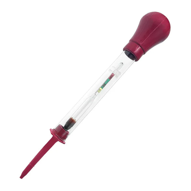 Electrohydraulic hydrometer 330mm glass battery electrolyte densitometer with red and black options