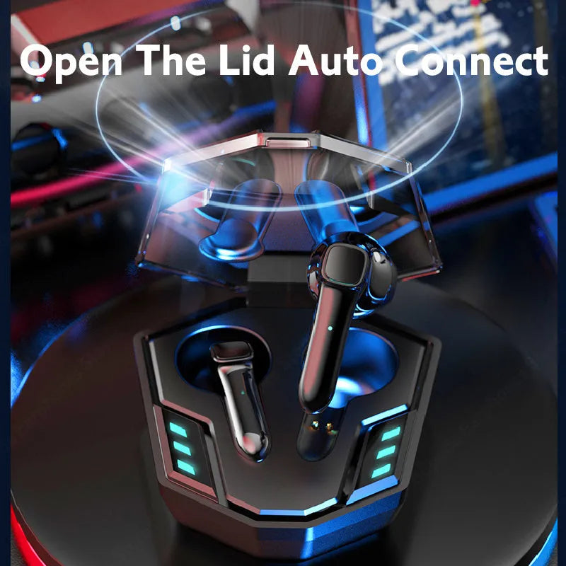 Wireless Bluetooth gaming headset with compact design and multiple colour options