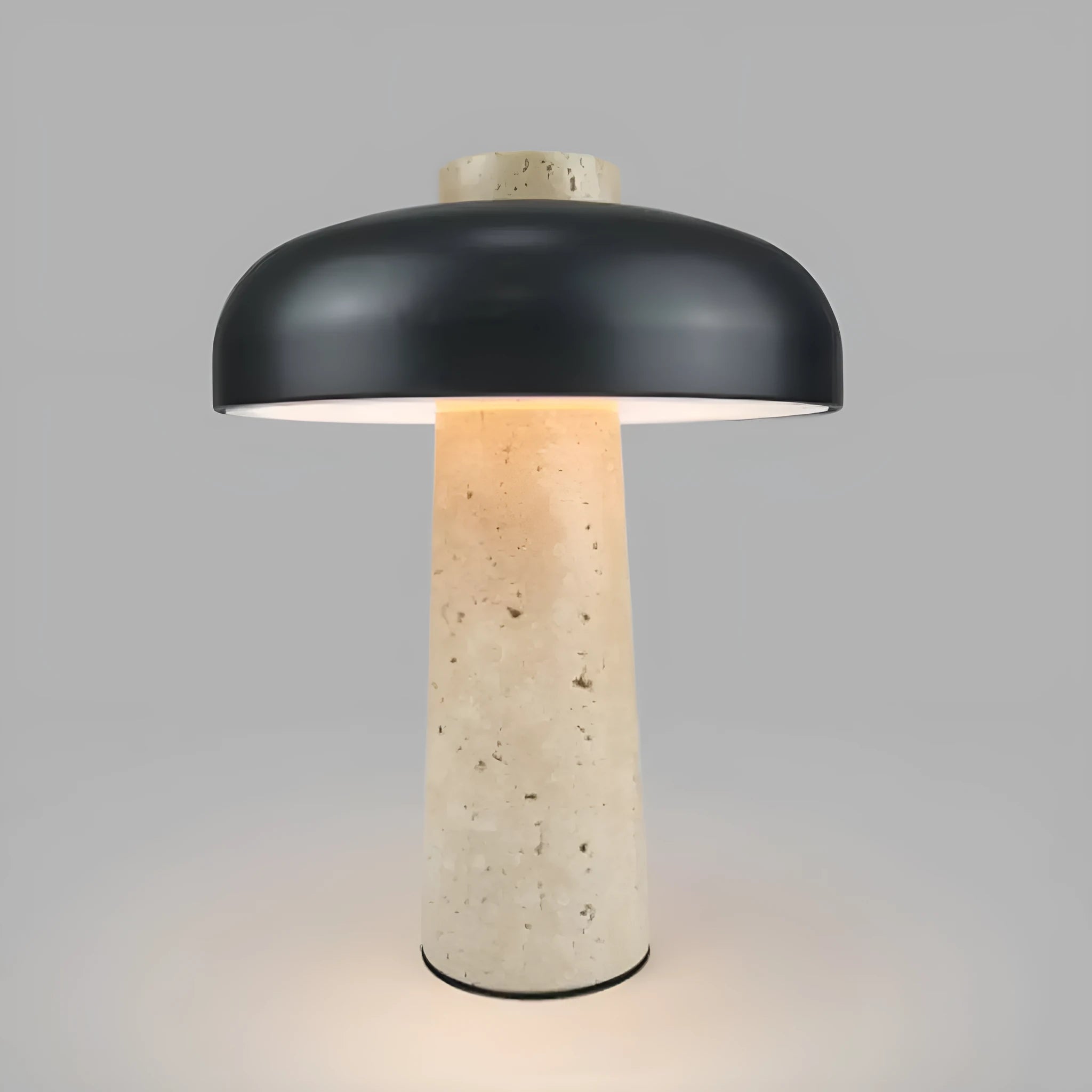 Alloy desk lamp with LED light source and touch dimming control