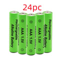 Green AA alkaline rechargeable battery labelled 3000mAh 1.5V.