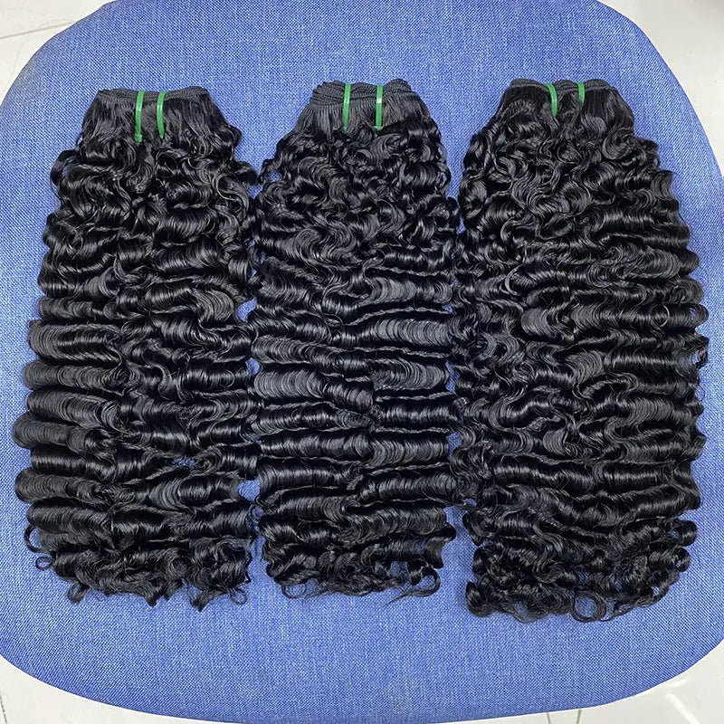 Front lace wig made of real human hair in pissy 06 colour, showing natural style and transparent lace front.
