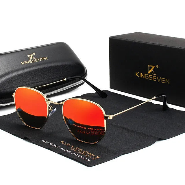 Men's classic round retro sunglasses in black, shown from a front perspective.