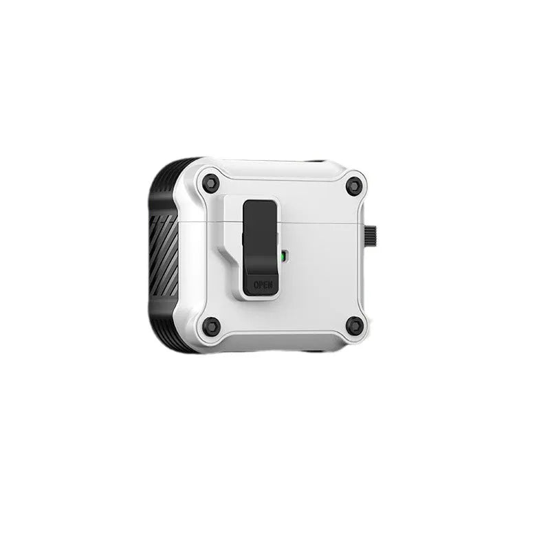 Bluetooth headset protective cover for Apple AirPods in TPU PC magnetic all-inclusive style, available in eight colours
