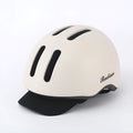 Adult PC EPS cycling helmet in L size 58-61cm on white background, side view showing adjustable fit system and four colour options