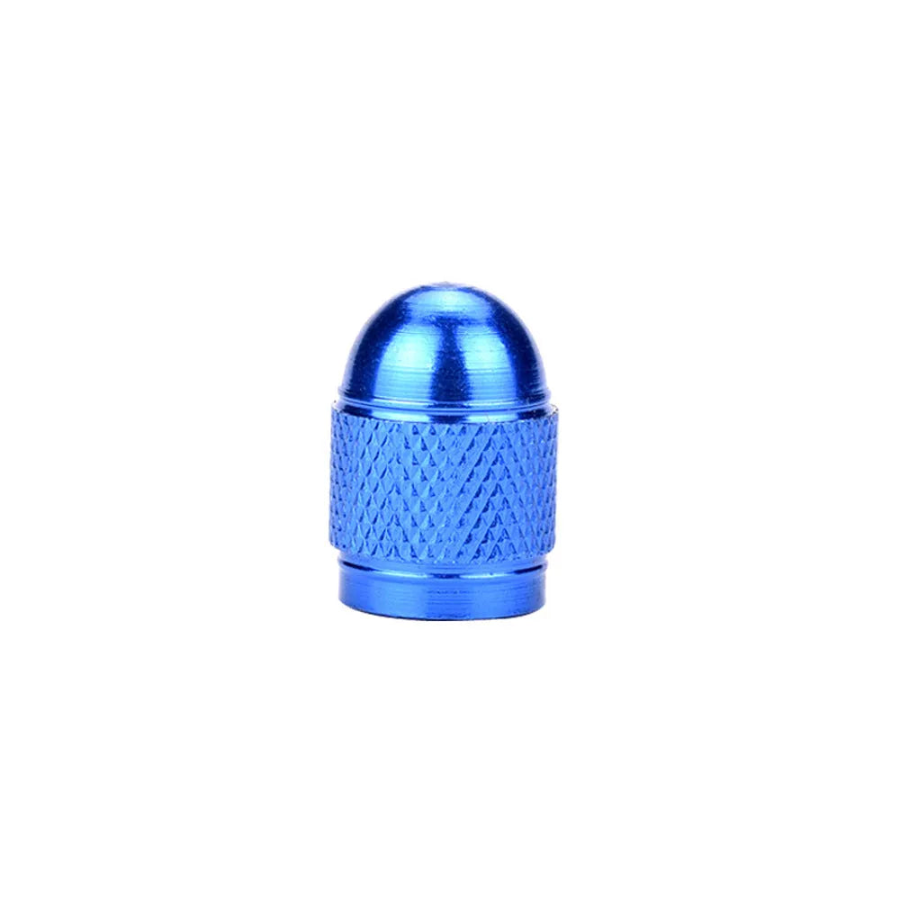 Aluminium alloy mountain bike tyre valve cap in choice of colours