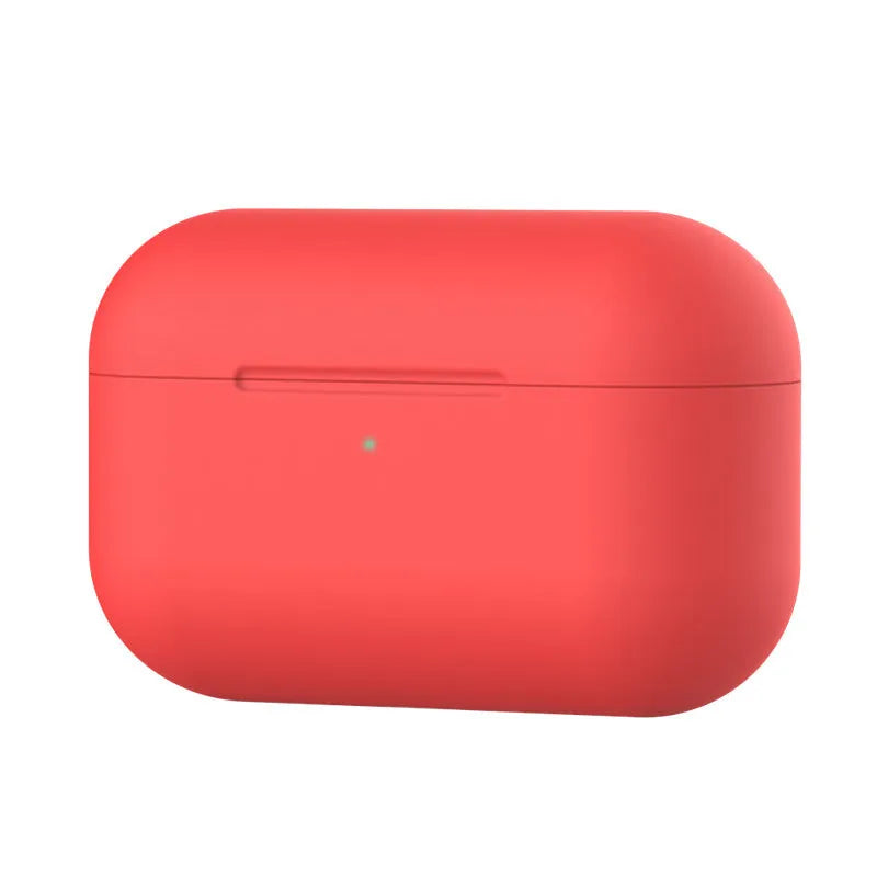 AirPods Pro silicone protective cover in multiple colours showing buckle-detailed and solid options