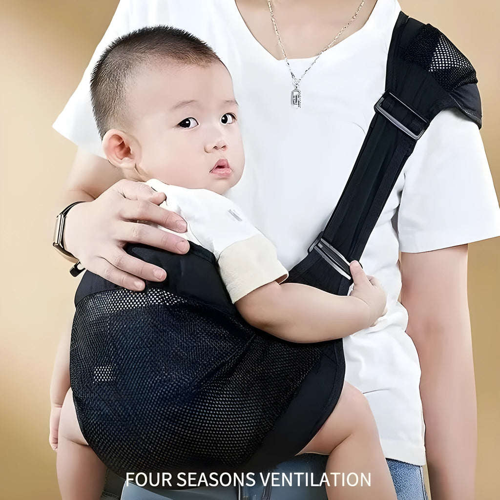 Adjustable fabric baby waist stool carrier for newborns to toddlers with 25kg capacity