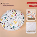 Cartoon print inclined anti-spit-up pillow for infants 1-3 years, pearl cotton filling, eight colours