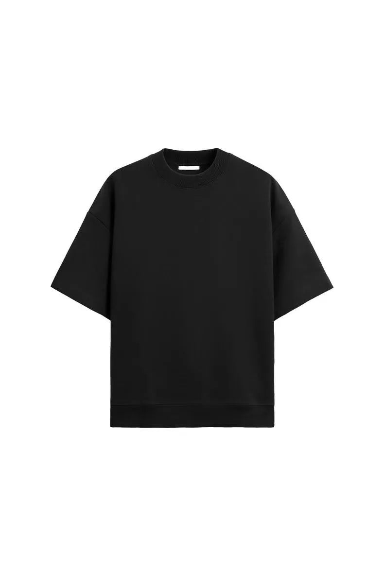 Short sleeve casual set with matching shorts in multiple colour combinations including blue, military green, black and white
