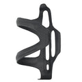 Black carbon fibre side-pull water bottle cage for road and mountain bikes.