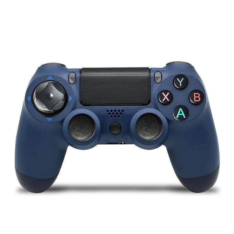 Wireless Bluetooth PS4 game controller with dual vibration in multiple colour options