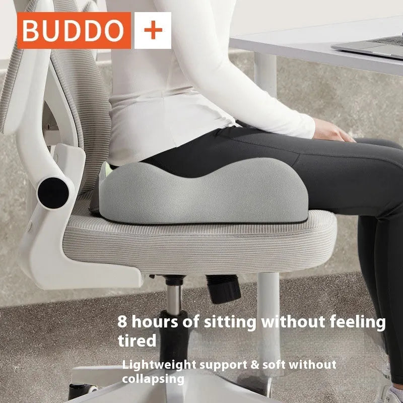 Memory foam office seat cushion for waist support available in multiple colour options